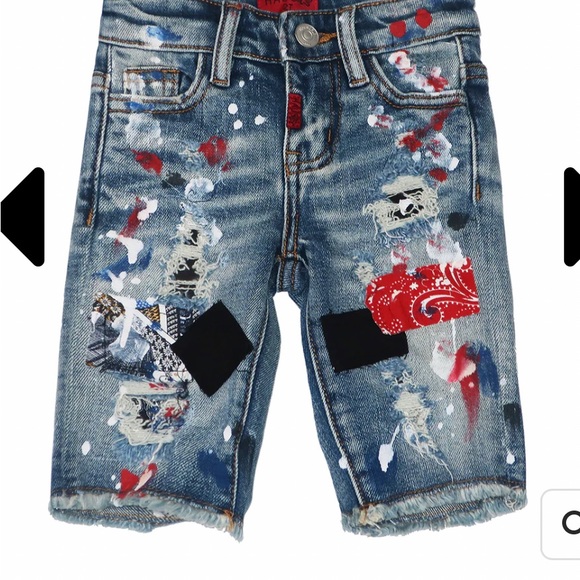 Kids and toddlers Jean shorts multiple sizes in stock - Picture 2 of 4